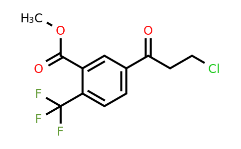 1805853-15-9 | Methyl 5-(3-chloropropanoyl)-2-(trifluoromethyl)benzoate