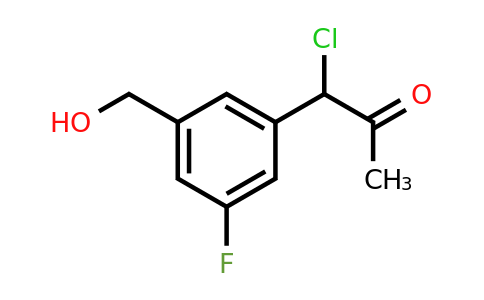 1805853-17-1 | 1-Chloro-1-(3-fluoro-5-(hydroxymethyl)phenyl)propan-2-one