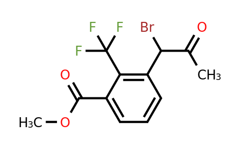 1805853-19-3 | Methyl 3-(1-bromo-2-oxopropyl)-2-(trifluoromethyl)benzoate