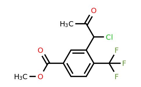1805853-29-5 | Methyl 3-(1-chloro-2-oxopropyl)-4-(trifluoromethyl)benzoate