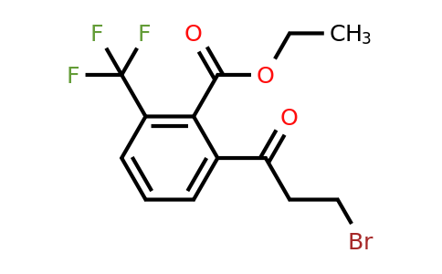 1805853-49-9 | Ethyl 2-(3-bromopropanoyl)-6-(trifluoromethyl)benzoate