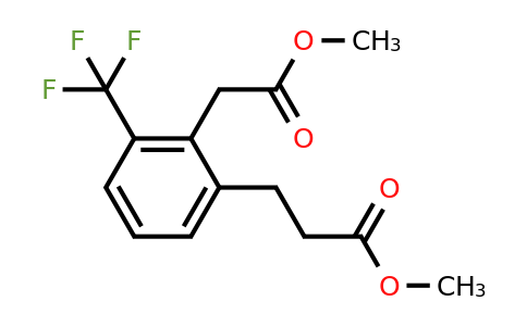 1805853-62-6 | Methyl 2-(3-methoxy-3-oxopropyl)-6-(trifluoromethyl)phenylacetate