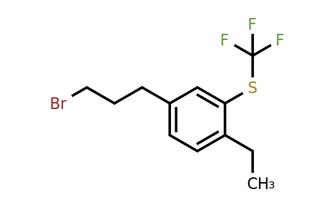 1805853-72-8 | 1-(3-Bromopropyl)-4-ethyl-3-(trifluoromethylthio)benzene