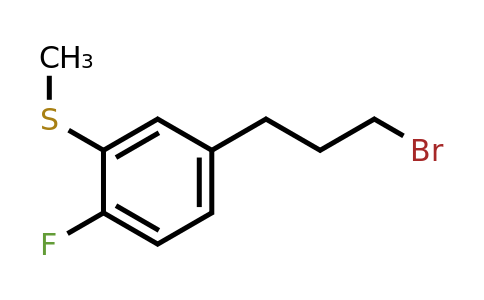 1805853-82-0 | 5-(3-Bromopropyl)-2-fluorothianisole