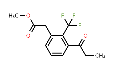 1805853-87-5 | Methyl 3-propionyl-2-(trifluoromethyl)phenylacetate
