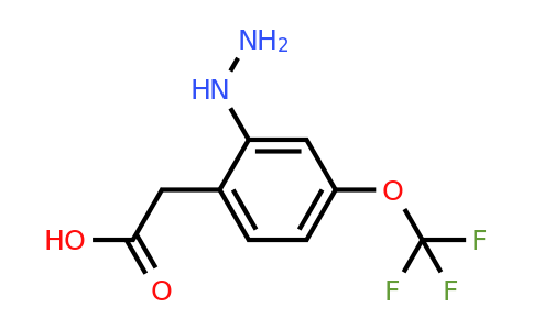 1805853-88-6 | 2-Hydrazinyl-4-(trifluoromethoxy)phenylacetic acid
