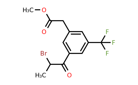 1805854-00-5 | Methyl 3-(2-bromopropanoyl)-5-(trifluoromethyl)phenylacetate