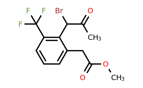 1805854-18-5 | Methyl 2-(1-bromo-2-oxopropyl)-3-(trifluoromethyl)phenylacetate