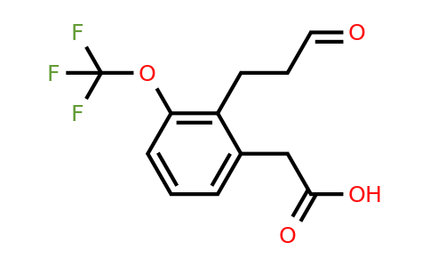 1805854-33-4 | 2-(3-Oxopropyl)-3-(trifluoromethoxy)phenylacetic acid
