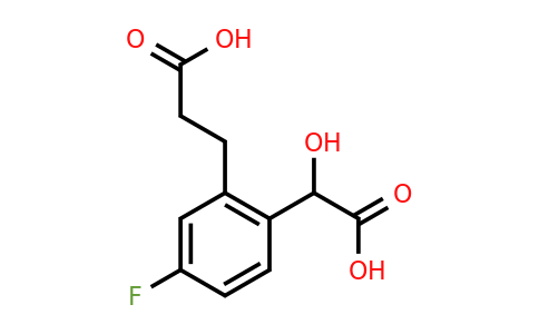 1805854-50-5 | 2-(2-Carboxyethyl)-4-fluoromandelic acid