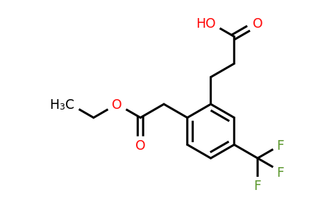 1805854-53-8 | Ethyl 2-(2-carboxyethyl)-4-(trifluoromethyl)phenylacetate