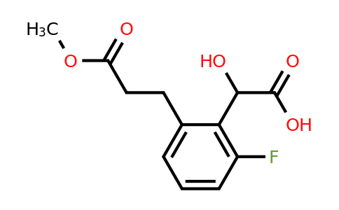 1805854-60-7 | 2-Fluoro-6-(3-methoxy-3-oxopropyl)mandelic acid