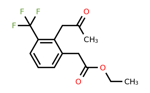 1805854-80-1 | Ethyl 2-(2-oxopropyl)-3-(trifluoromethyl)phenylacetate
