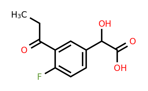 1805854-85-6 | 4-Fluoro-3-propionylmandelic acid
