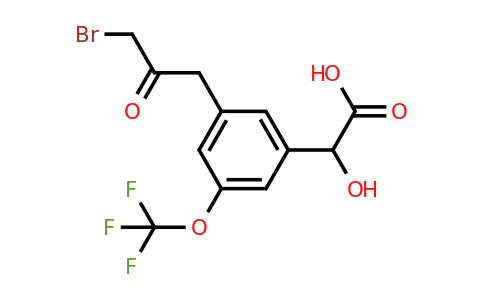 1805855-01-9 | 3-(3-Bromo-2-oxopropyl)-5-(trifluoromethoxy)mandelic acid