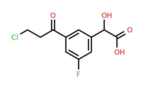 1805855-05-3 | 3-(3-Chloropropanoyl)-5-fluoromandelic acid