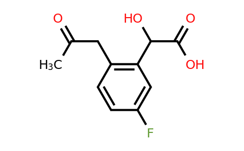 1805855-10-0 | 5-Fluoro-2-(2-oxopropyl)mandelic acid