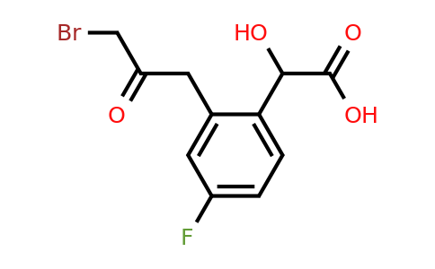 1805855-15-5 | 2-(3-Bromo-2-oxopropyl)-4-fluoromandelic acid