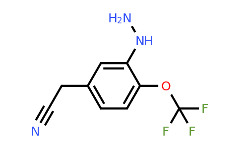 1805855-22-4 | 3-Hydrazinyl-4-(trifluoromethoxy)phenylacetonitrile
