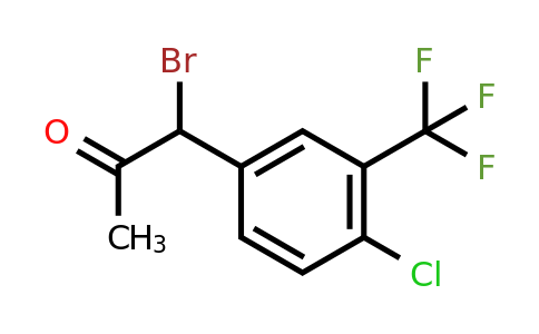 1805855-50-8 | 1-Bromo-1-(4-chloro-3-(trifluoromethyl)phenyl)propan-2-one