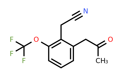 1805855-96-2 | 2-(2-Oxopropyl)-6-(trifluoromethoxy)phenylacetonitrile