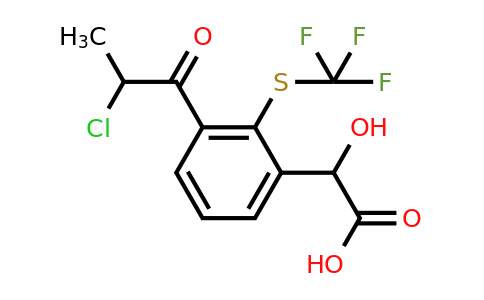 1805856-22-7 | 3-(2-Chloropropanoyl)-2-(trifluoromethylthio)mandelic acid