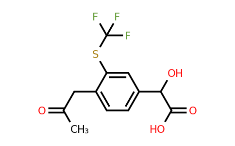 1805856-44-3 | 4-(2-Oxopropyl)-3-(trifluoromethylthio)mandelic acid