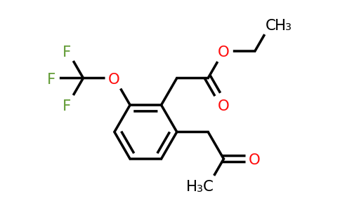 1805856-56-7 | Ethyl 2-(2-oxopropyl)-6-(trifluoromethoxy)phenylacetate