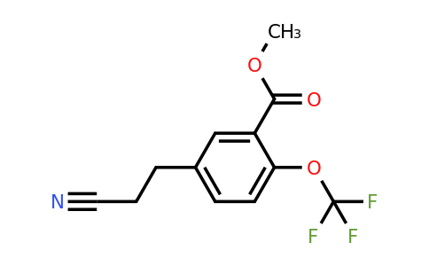 1805856-63-6 | Methyl 5-(2-cyanoethyl)-2-(trifluoromethoxy)benzoate