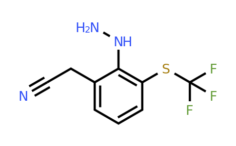 1805856-64-7 | 2-Hydrazinyl-3-(trifluoromethylthio)phenylacetonitrile