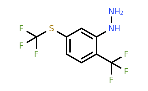 1805856-88-5 | 1-(2-(Trifluoromethyl)-5-(trifluoromethylthio)phenyl)hydrazine