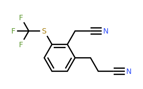 1805856-92-1 | 2-(2-Cyanoethyl)-6-(trifluoromethylthio)phenylacetonitrile