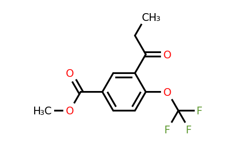 1805856-93-2 | Methyl 3-propionyl-4-(trifluoromethoxy)benzoate