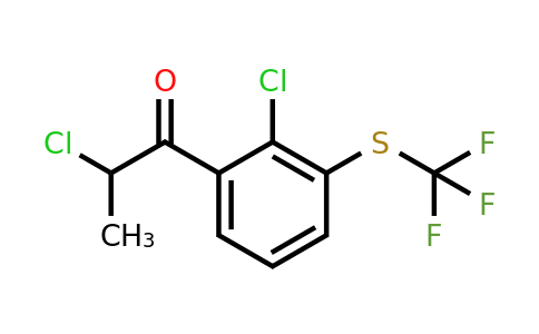 1805857-18-4 | 2-Chloro-1-(2-chloro-3-(trifluoromethylthio)phenyl)propan-1-one
