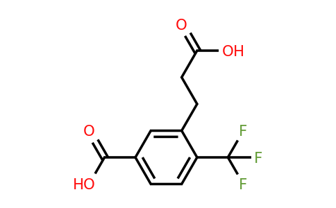 1805857-41-3 | 3-(2-Carboxyethyl)-4-(trifluoromethyl)benzoic acid