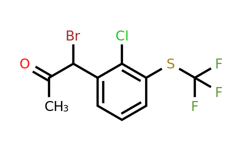 1805857-52-6 | 1-Bromo-1-(2-chloro-3-(trifluoromethylthio)phenyl)propan-2-one