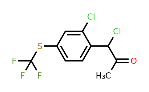 1805857-60-6 | 1-Chloro-1-(2-chloro-4-(trifluoromethylthio)phenyl)propan-2-one