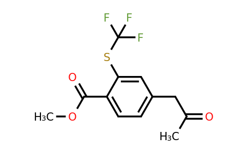 1805857-99-1 | Methyl 4-(2-oxopropyl)-2-(trifluoromethylthio)benzoate