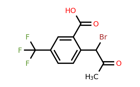 1805858-35-8 | 2-(1-Bromo-2-oxopropyl)-5-(trifluoromethyl)benzoic acid