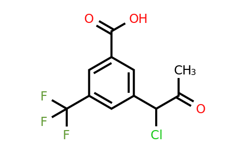 1805858-43-8 | 3-(1-Chloro-2-oxopropyl)-5-(trifluoromethyl)benzoic acid