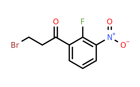 1805858-57-4 | 3-Bromo-1-(2-fluoro-3-nitrophenyl)propan-1-one