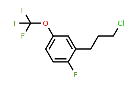 1805858-68-7 | 1-(3-Chloropropyl)-2-fluoro-5-(trifluoromethoxy)benzene