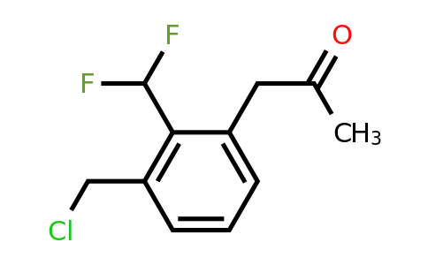 1805860-09-6 | 1-(3-(Chloromethyl)-2-(difluoromethyl)phenyl)propan-2-one