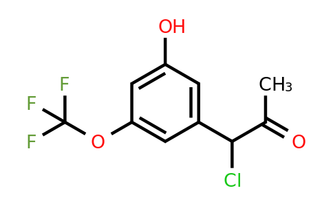 1805860-25-6 | 3-(1-Chloro-2-oxopropyl)-5-(trifluoromethoxy)phenol