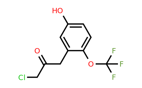 1805860-36-9 | 3-(3-Chloro-2-oxopropyl)-4-(trifluoromethoxy)phenol
