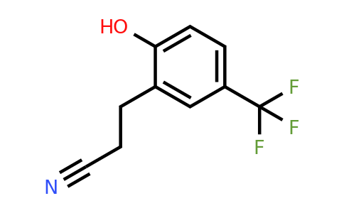 1805860-44-9 | 3-(2-Hydroxy-5-(trifluoromethyl)phenyl)propanenitrile