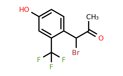 1805860-64-3 | 4-(1-Bromo-2-oxopropyl)-3-(trifluoromethyl)phenol