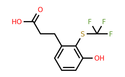 1805860-99-4 | 3-(3-Hydroxy-2-(trifluoromethylthio)phenyl)propanoic acid