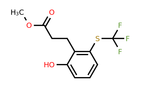 1805861-21-5 | Methyl 3-(2-hydroxy-6-(trifluoromethylthio)phenyl)propanoate