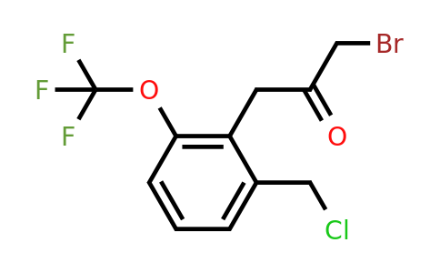 1805861-62-4 | 1-Bromo-3-(2-(chloromethyl)-6-(trifluoromethoxy)phenyl)propan-2-one